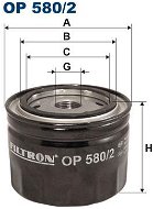 Olejový filter FILTRON 7FOP580/2 - Olejový filtr