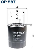 FILTRON Filter OP 587 - Olejový filter