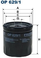 FILTRON 7FOP629/1 - Olejový filtr