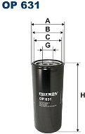 FILTRON 7FOP631 - Olejový filter