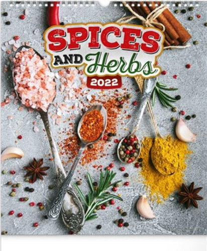 Wall calendar Spices and herbs 2022 - Wall Calendar - Main image