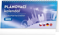 Desk calendar Planning with European holidays 2022 - Desk Calendar