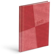 Diář 2022 T805 PU light red /red - Diář
