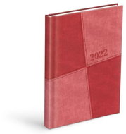 Diář 2022 D801 PU light red / red - Diář