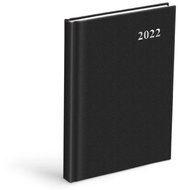 Diář 2022 D801 PVC Black - Diář