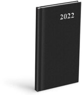 Diář 2022 T806 PVC Black 90x170 mm - Diář