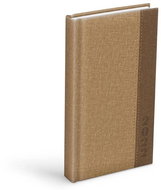 Diář 2022 D802 PU brown / brown 90x170 mm - Diář