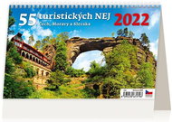 Calendar of 55 tourist highlights of Bohemia, Moravia - Desk Calendar