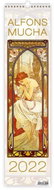 Calendar Alfons Mucha - vase - Wall Calendar