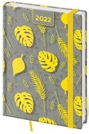Denní diář A5 Vario Yellow s gumičkou - Diář