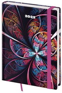 Denní diář A5 Vario Mandala s gumičkou - Diář
