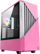 GameMax Contac COC Weiß/Rosa - PC-Gehäuse