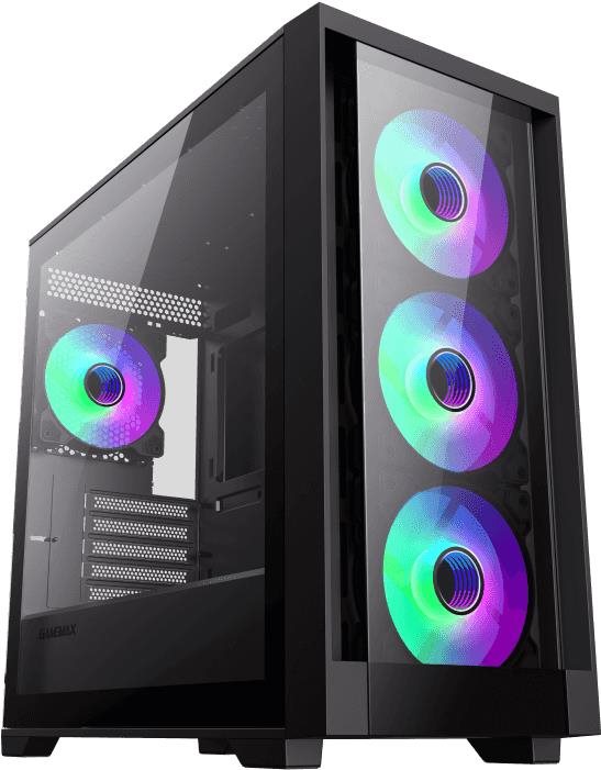 GameMax DEFENDER TG Black