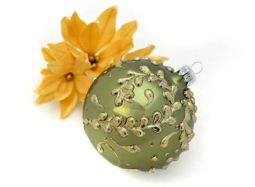 HAN Design Ball 8cm Painted - Christmas Ornaments - Main image
