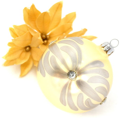HAN Design Ball 8cm Painted - Christmas Ornaments - Main image