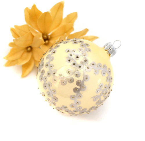 HAN Design Ball 8cm Painted - Christmas Ornaments - Main image