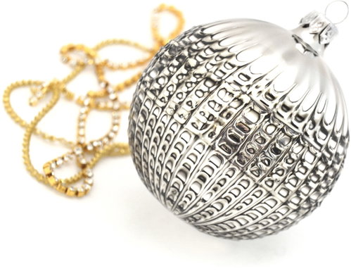 HAN Design Ball 8cm Painted - Christmas Ornaments - Main image