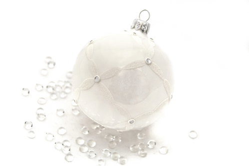 HAN Design Ball 8cm Painted - Christmas Ornaments - Main image