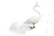 HAN Design Swan with Crown Painted - Christmas Ornaments