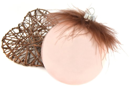 HAN Design Ball 8cm Painted - Christmas Ornaments - Main image