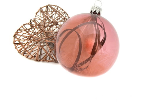 HAN Design Ball 8cm Painted - Christmas Ornaments - Main image