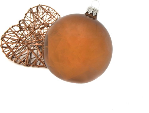 HAN Design Ball 8cm Painted - Christmas Ornaments - Main image