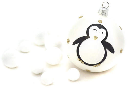 HAN Design Sphere 7 cm painted - Christmas Ornaments - Main image