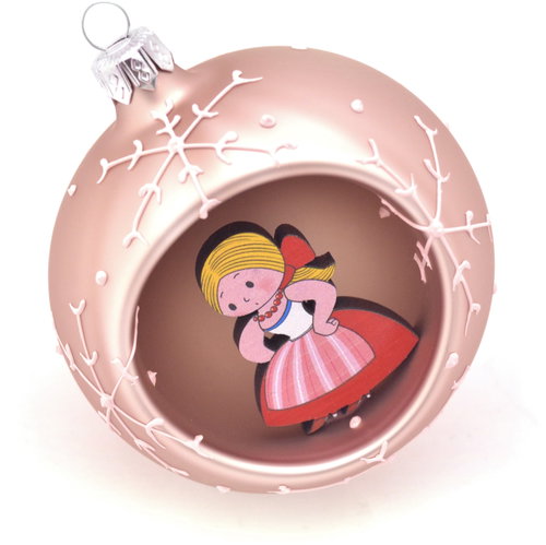 HAN Design Ball 8cm Short - Christmas Ornaments - Main image