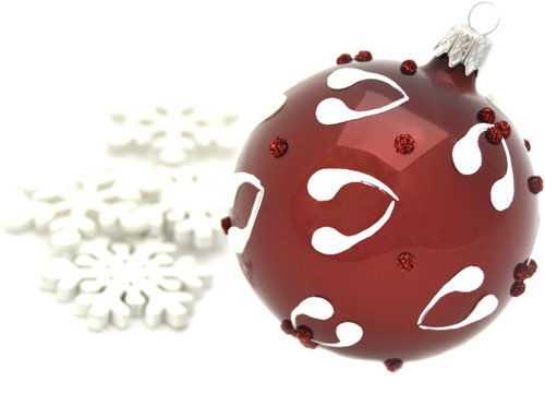 HAN Design Ball 6cm Painted - Christmas Ornaments - Main image