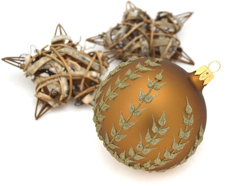 HAN Design Ball 8cm Painted - Christmas Ornaments - Main image