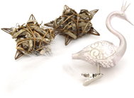 HAN Design Swan with Crown Painted - Christmas Ornaments