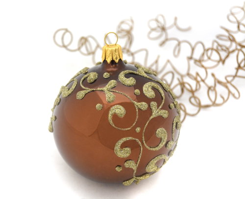 HAN Design Ball 8cm Painted - Christmas Ornaments - Main image