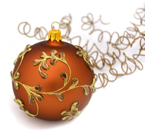 HAN Design Ball 6cm Painted - Christmas Ornaments - Main image