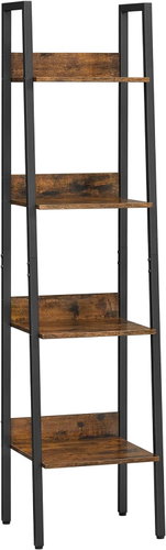 Houseland Shelf Vasagle LUDGE 4 floors brown-black - Shelving Unit - Main image