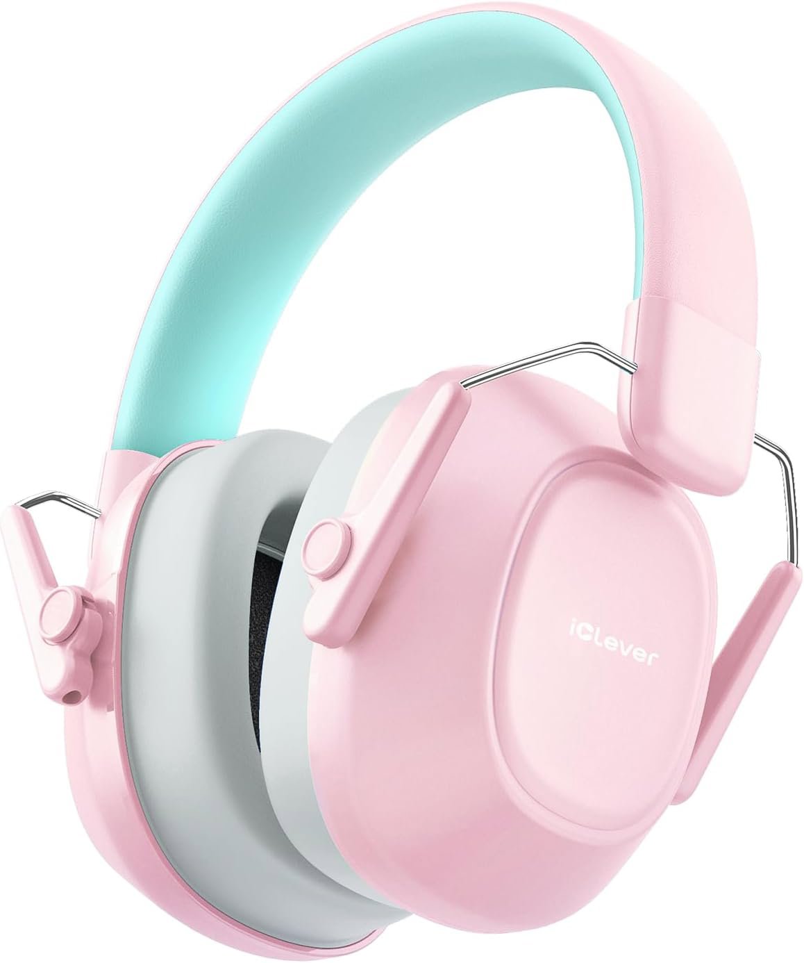 iClever Noise Cancelling Ear Muffs for Kids IC-EM01 Pink-Green