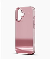 iDeal Of Sweden Protective Cover Clear Case Mid with Magsafe for iPhone 16 Mirror Rose Pink - Phone Cover