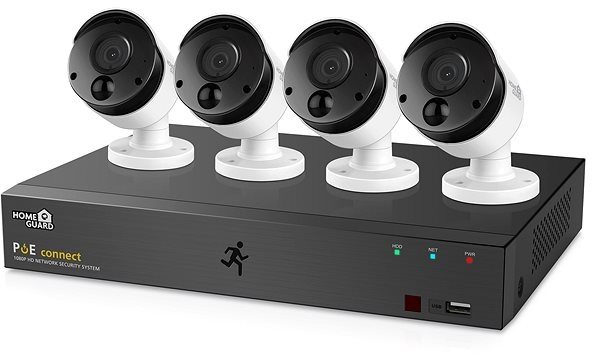 iGET HOMEGUARD HGNVK85304 + 4x FHD1080p