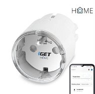 iGET HOME Power 1 Fogyasztásmérő okos WiFi konnektor, 230 V, 3680 W, tervezés, minimális méret - Okos konnektor