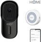 iGET HOME Doorbell DS1 Black + Chime CHS1 White – súprava videozvončeka a reproduktora, FullHD video - Zvonček s kamerou