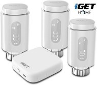 iGET HOME TS10 Premium kit (3× TS10 Thermostat Radiator Valve + 1× GW1 Gateway) - Termostatická hlavica