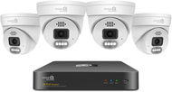 Kamerový systém iGET HOMEGUARD HGNVK84804 Security PoE Outdoor Kit 2K (5 MPx) with LED light and sound - Kamerový systém