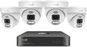Kamerový systém iGET HOMEGUARD HGNVK84804 Security PoE Outdoor Kit 2K (5 MPx) with LED light and sound - Kamerový systém
