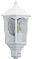 Eglo 97258 - OUTDOOR WALL LAMP WITH SENSOR MANERBIO 1xE27/60W/230V White IP44 - Wall Lamp