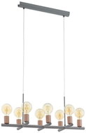 Eglo 97449 - Chandelier on Cable ADRI 2 8xE27/60W/230V - Chandelier