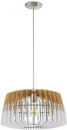 Eglo 32827 - Chandelier ARTANA 1xE27/60W/230V White 480mm - Chandelier