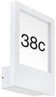 Eglo 98143 - House Number MONTEROS 1xE27/28W/230V White IP44 - Wall Lamp