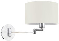 EGLO 88563 - Dimmable Wall Lamp HALVA 1 x E27/60W White - Wall Lamp
