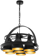 Eglo 49682 - Chandelier on Chain BACKBARROW 7xE27/60W/230V - Chandelier