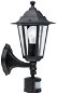 EGLO -  Venkovní nástěnné svítidlo se senzorem 1xE27/60W černá - Nástěnná lampa
