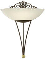 EGLO 86715 - Wall Lamp MESTRE 1 x E27/60W Antique Brown/Gold - Wall Lamp